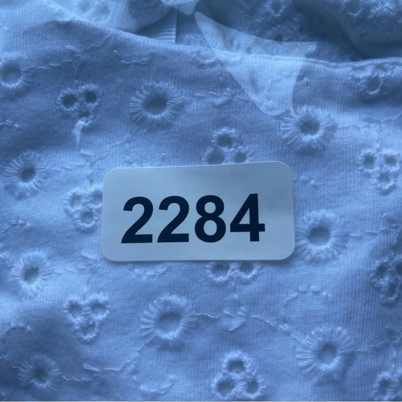 New! Free People Apricot Rose eyelet Mini Dress white cotton nwot 22284 - Picture 11 of 11